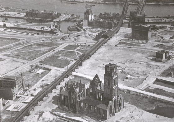 Rotterdam was heavily bombed in World War II