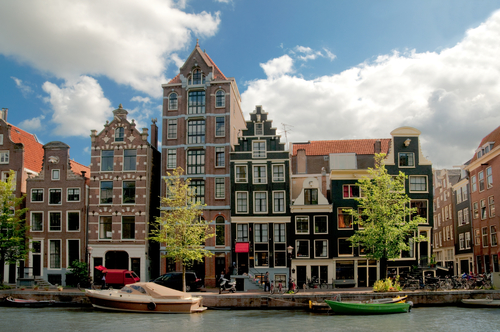 old houses in Amsterdam