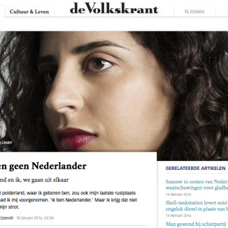 Soul searching: Volkskrant columnist Nadia Ezzeroili says she is not Dutch