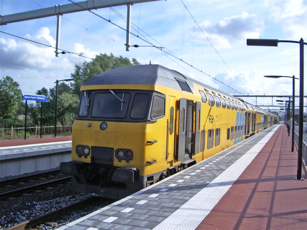 A DDM1 double decker train.