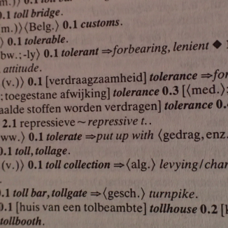 I’m tolerant – and don’t tell me otherwise