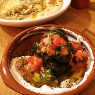 The perfect PVV antidote: hummus, baba ganoush and couscous