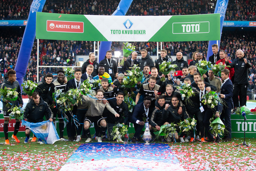 Ajax beat Willem II to take the KNVB Cup for first time since 2010 