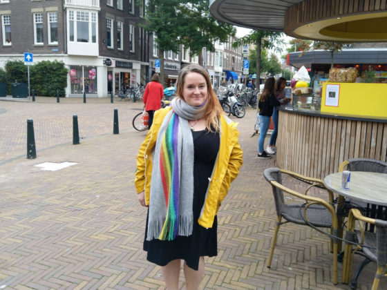 Matty Mitford in her new home town of The Hague