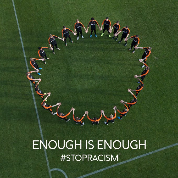 Dutch national football team takes social media stand against racism - DutchNews.nl