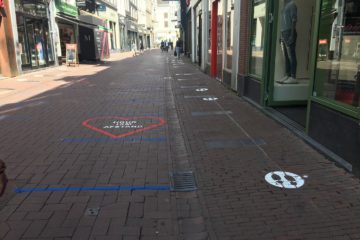 Shared space in Kalverstraat, Amsterdam