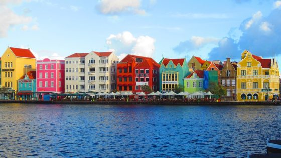 Willemstad harbour on a sunny day