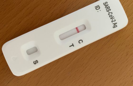 negative coronavirus test