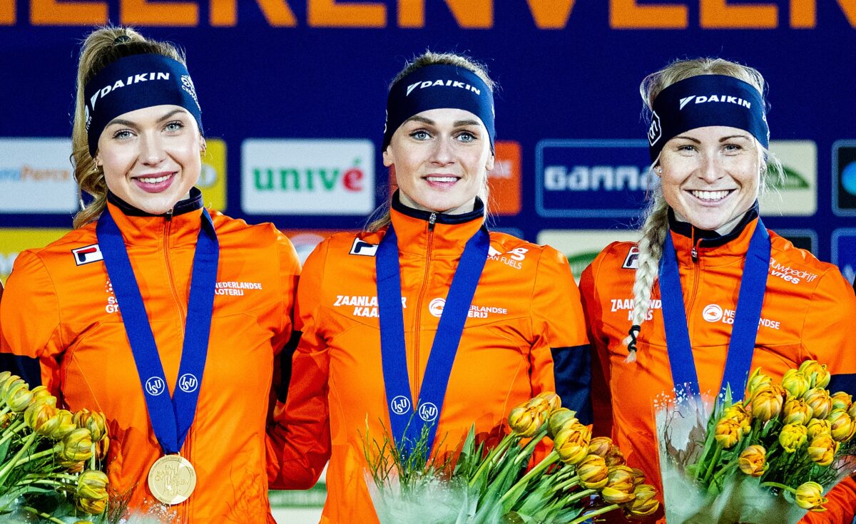 Nederlandse vrouwen wonnen ook zeven Europese schaatstitels