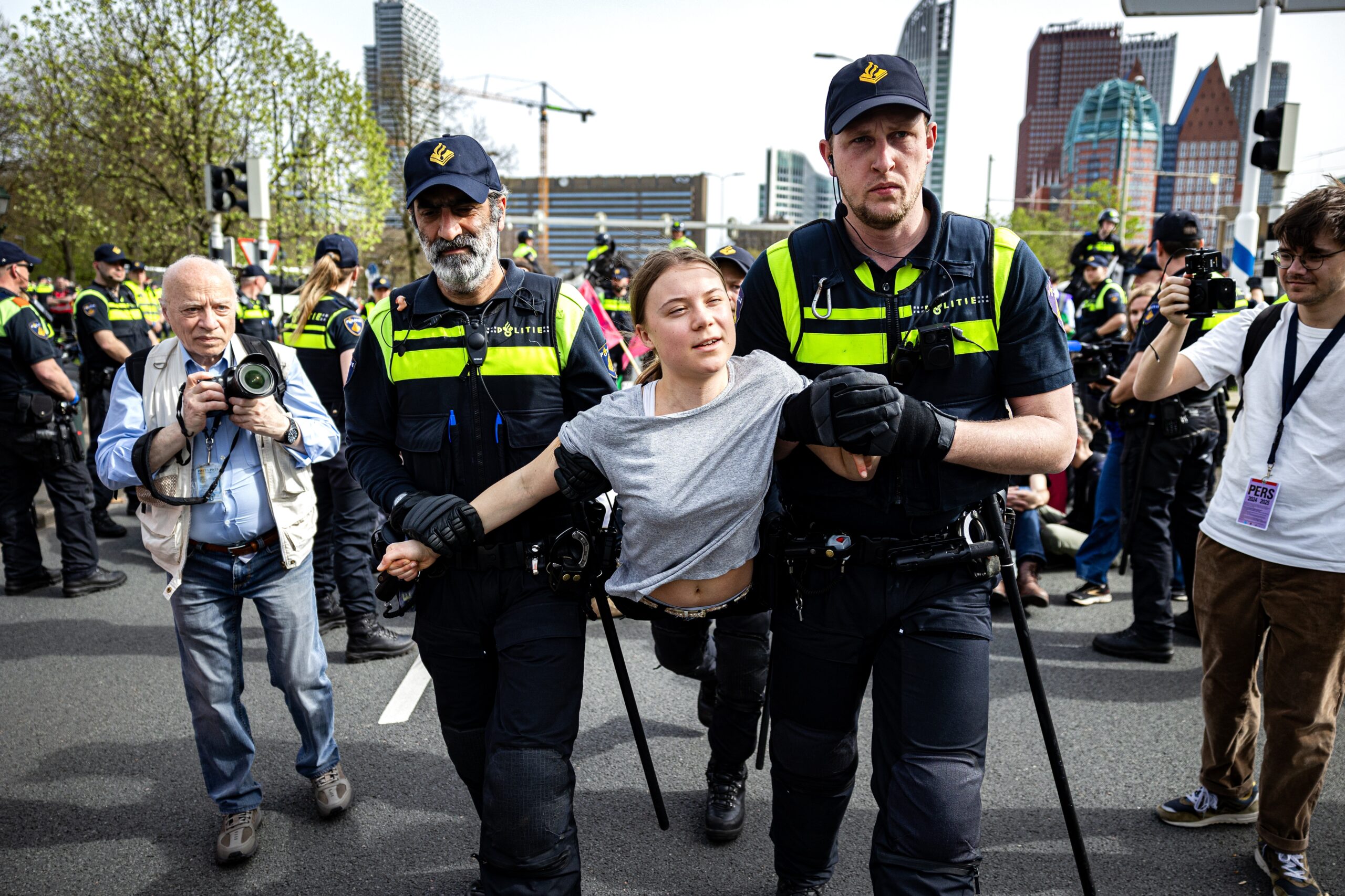 Climate activist Greta Thunberg arrested in The Hague
