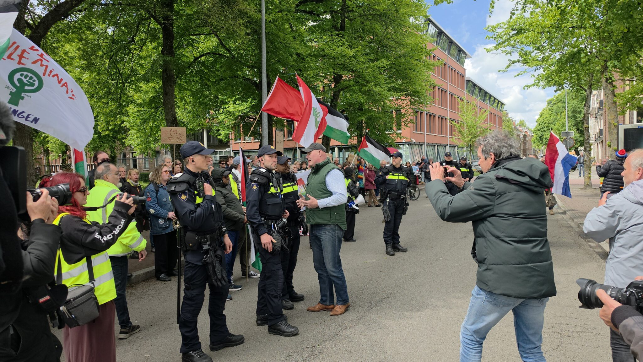 Three arrests as national anti-asylum protests draw small crowds ...