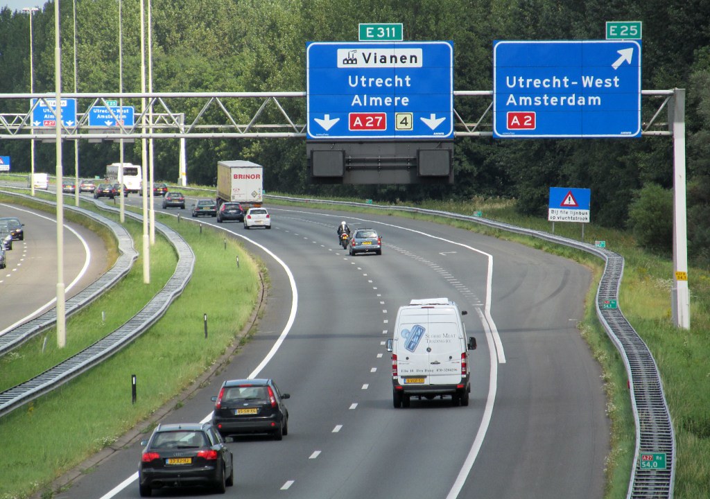 Snelweg A27 vier weken dicht vanwege wegverbredingswerkzaamheden
